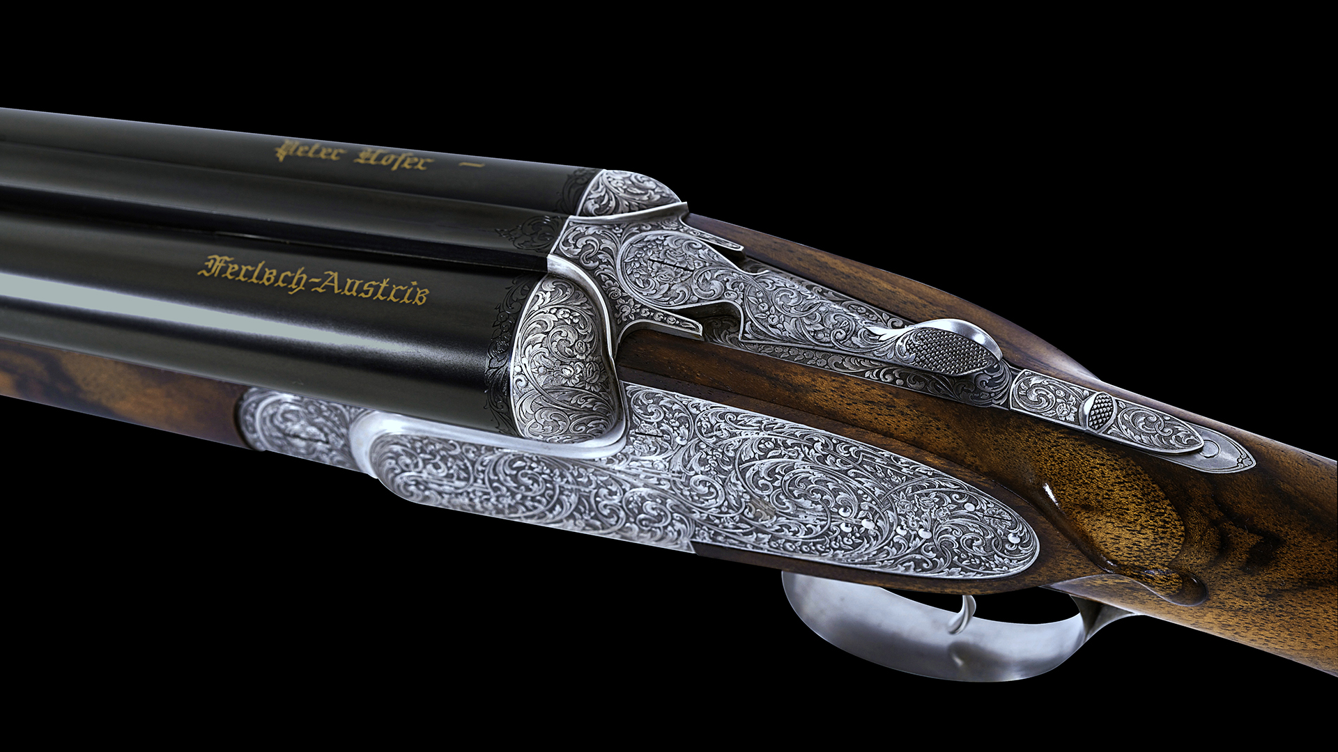 Peter Hofer Doppelflinte in Seitenschlossausführung