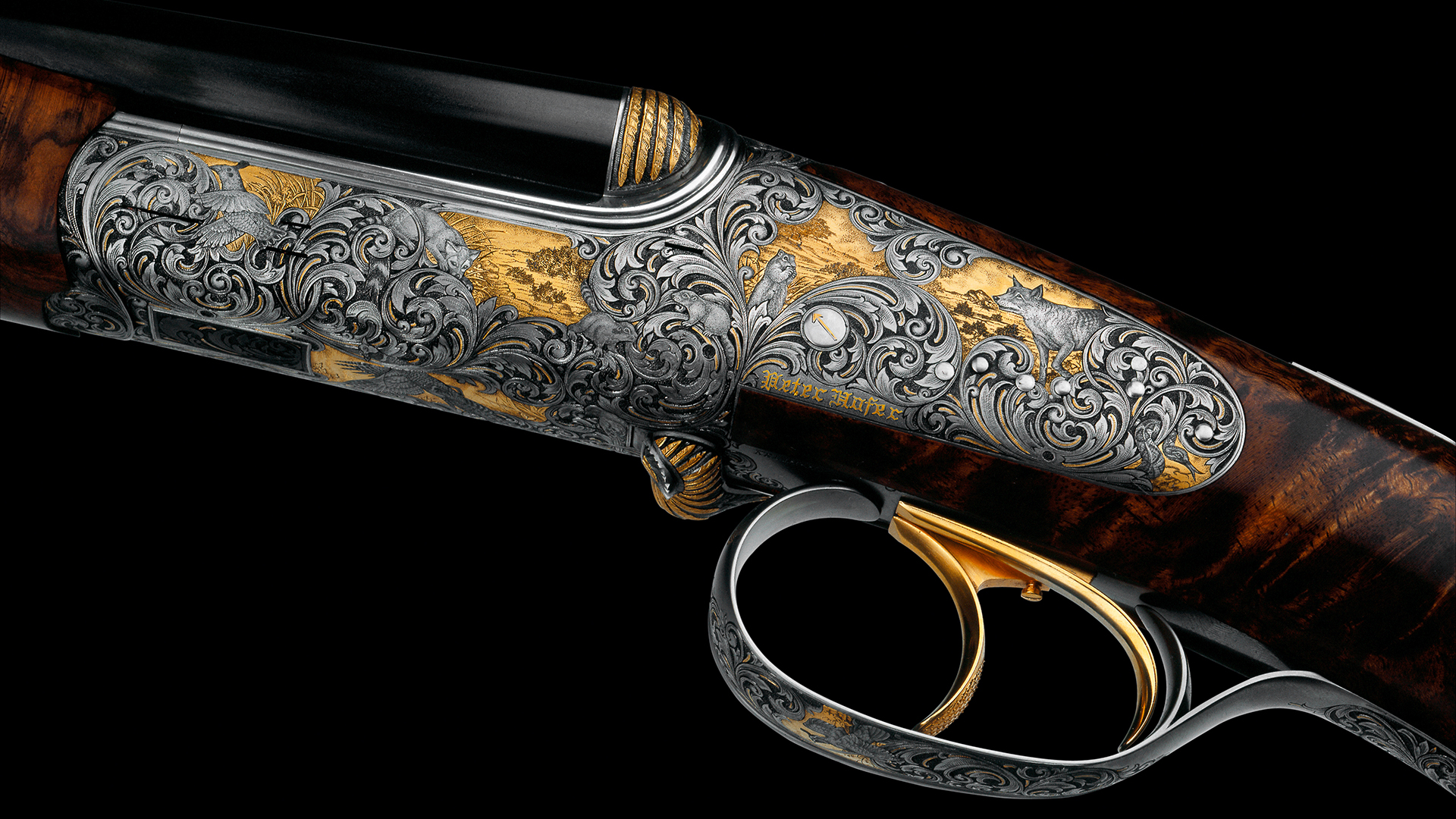 Weltweit kleinste und leichteste Peter Hofer Doppelbüchse