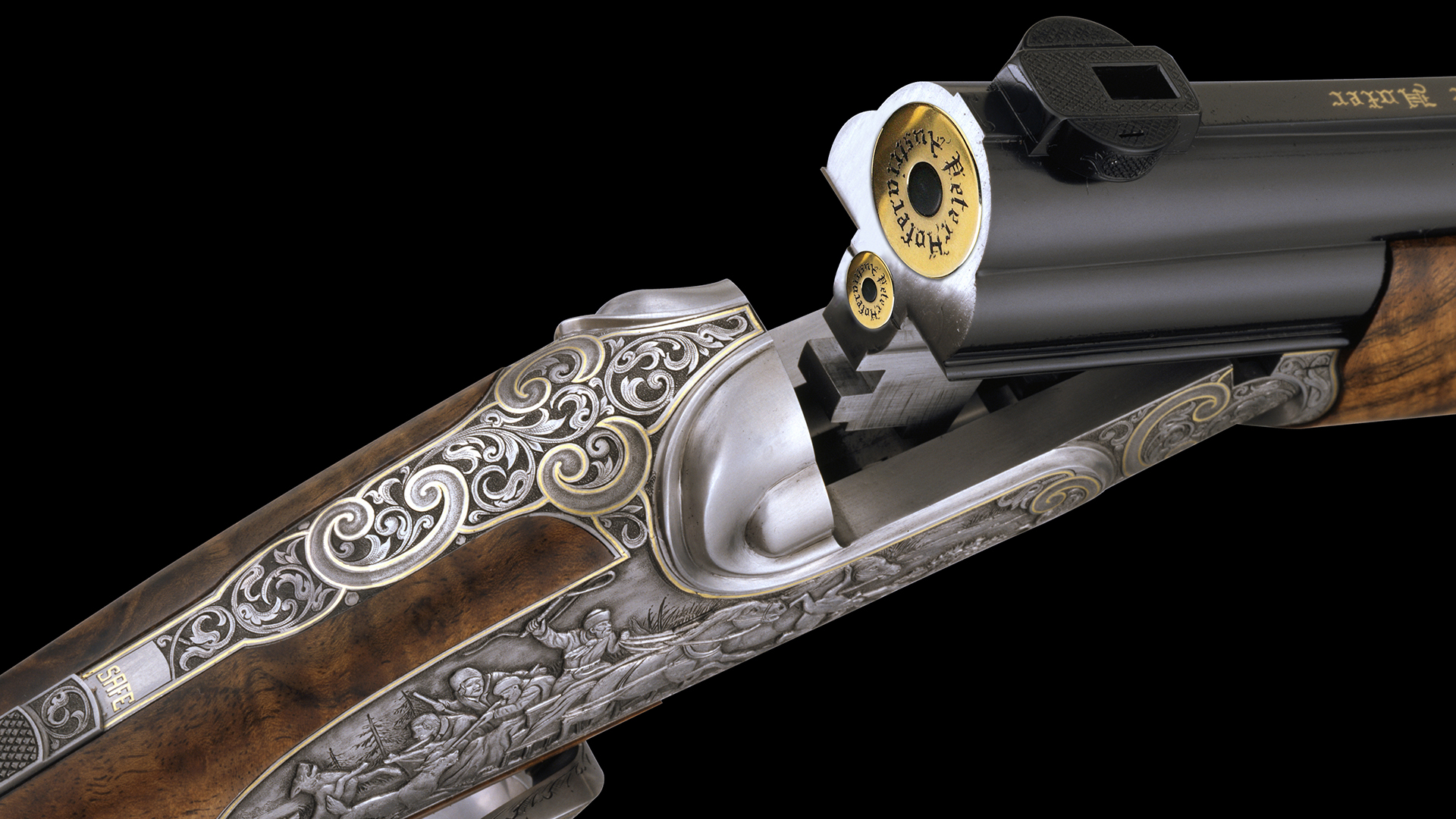 Peter Hofer weltweit leichteste und kleinste Round-Body Bockbüchsflinte