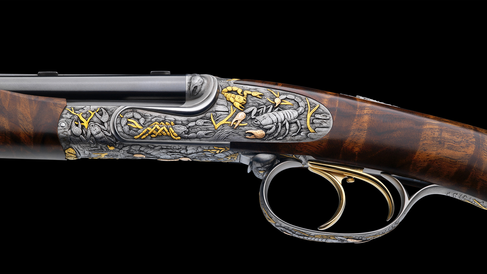 Peter Hofer Doppelbüchse Weltweit kleinste und leichteste Doppelbüchse   mit einem Rekordgewicht von 0,9 kg