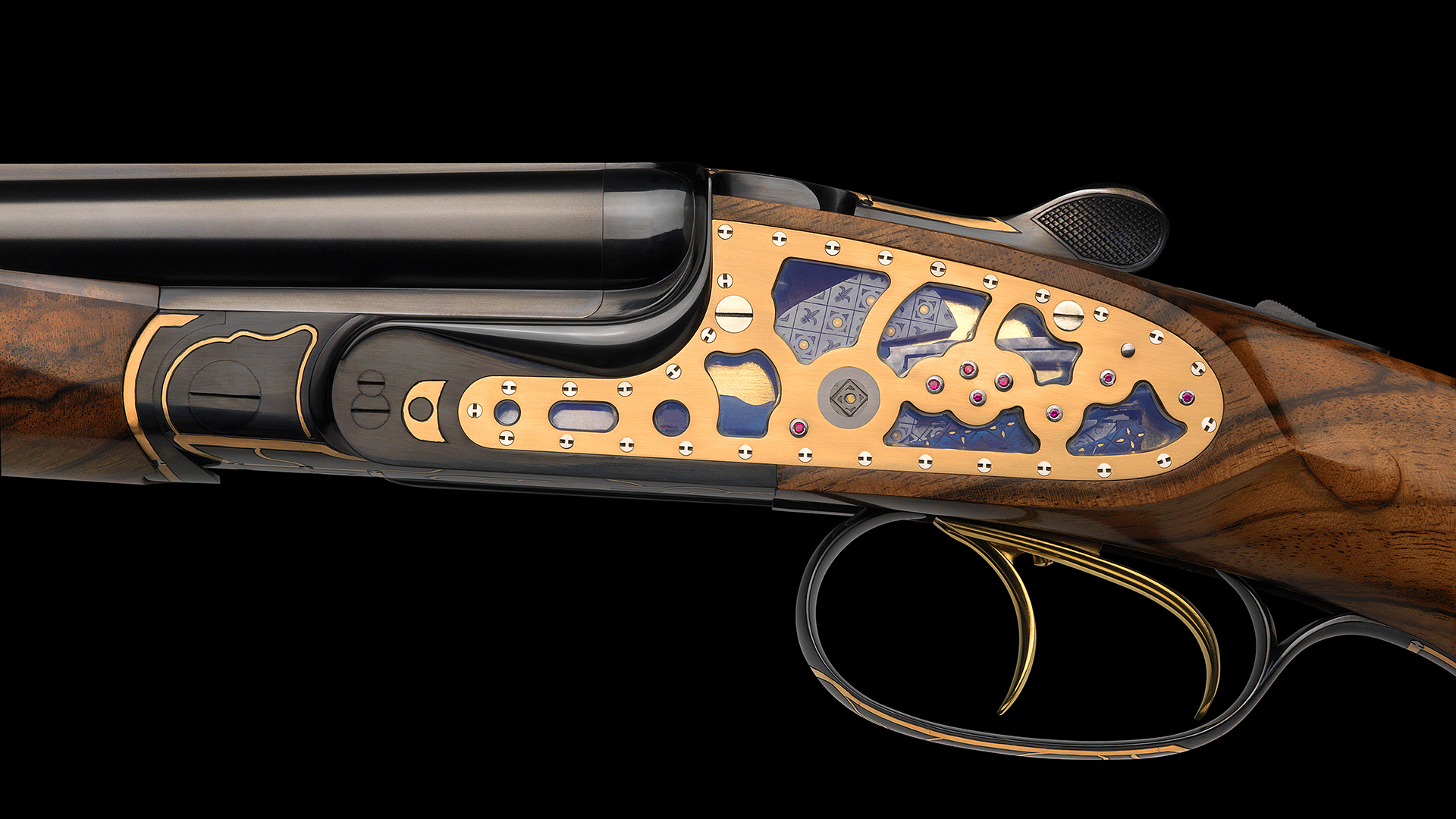 Peter Hofer weltweit modernste Doppelbüchse „Technik Art“