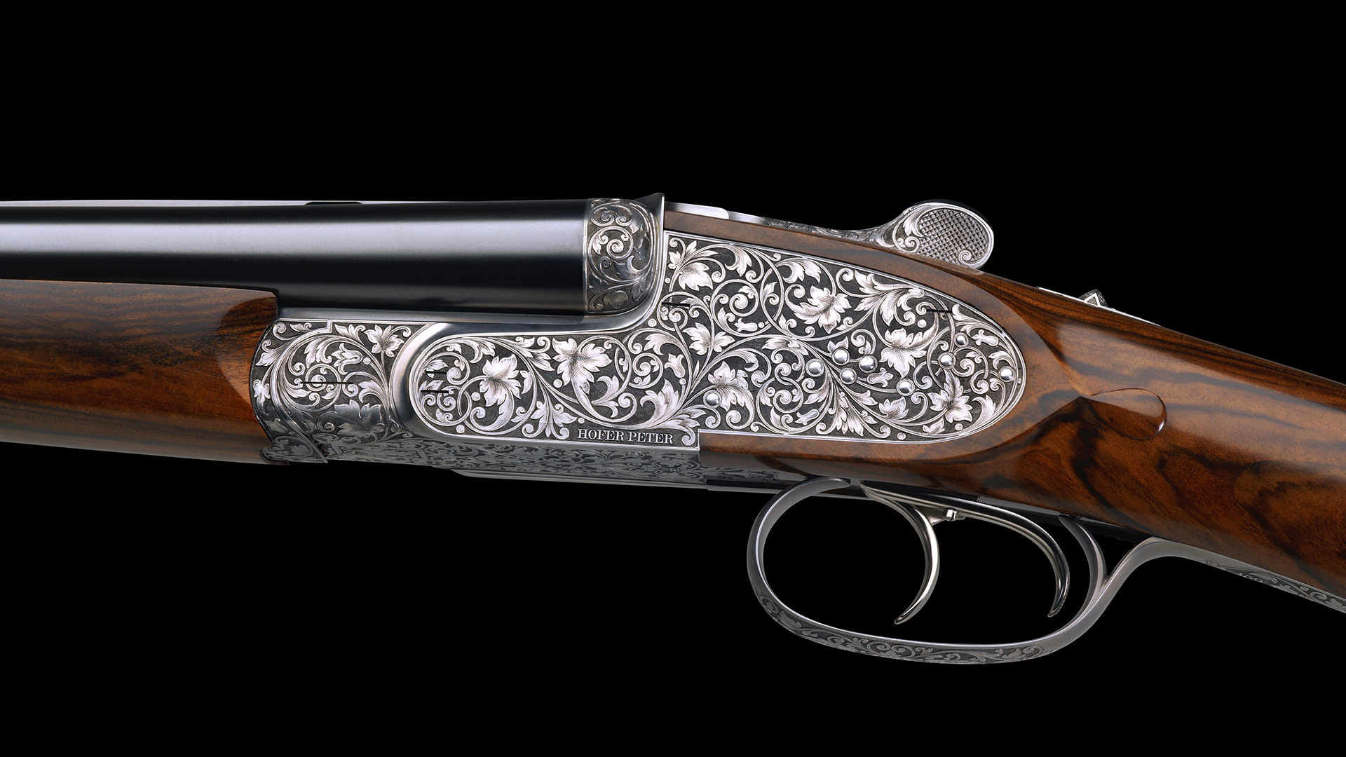 Peter Hofer Spezialdoppelflinte mit verstecktem Kugellauf
